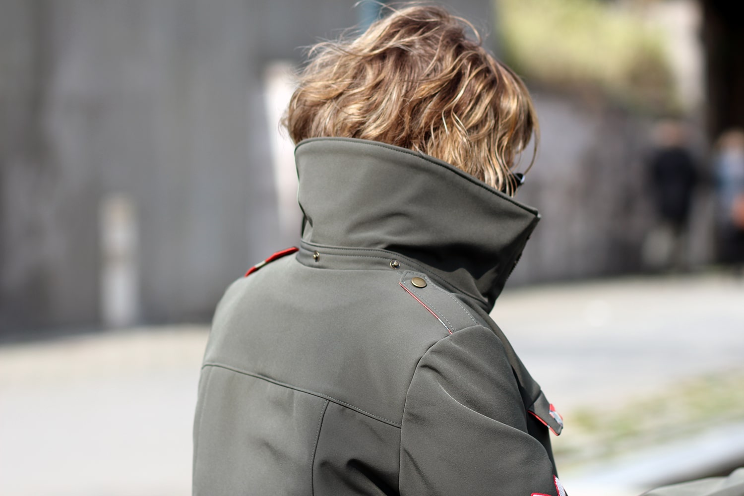 tosti utility jacket - détail col