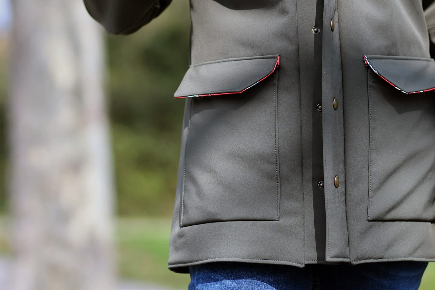 tosti utility jacket - poches