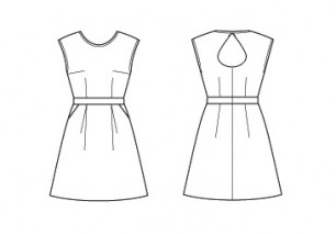 Illustration robe Belladone