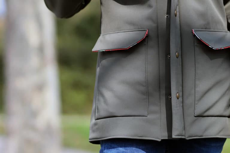 Tosti Utility Jacket kaki mi saison - Couture Addicted