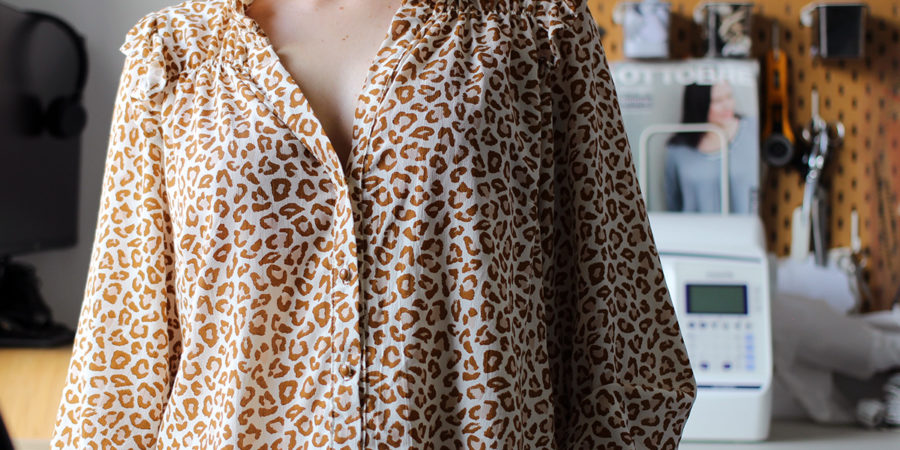 blouse Noelie de clematisse pattern, vue de face